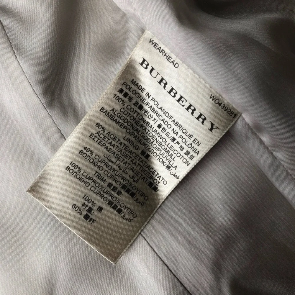 Burberry Classic Women's Double-Breasted Trench Coat - Cream. Size 10 - Picture 15 of 16